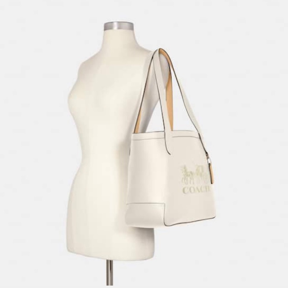 Classic White Summer Tote.